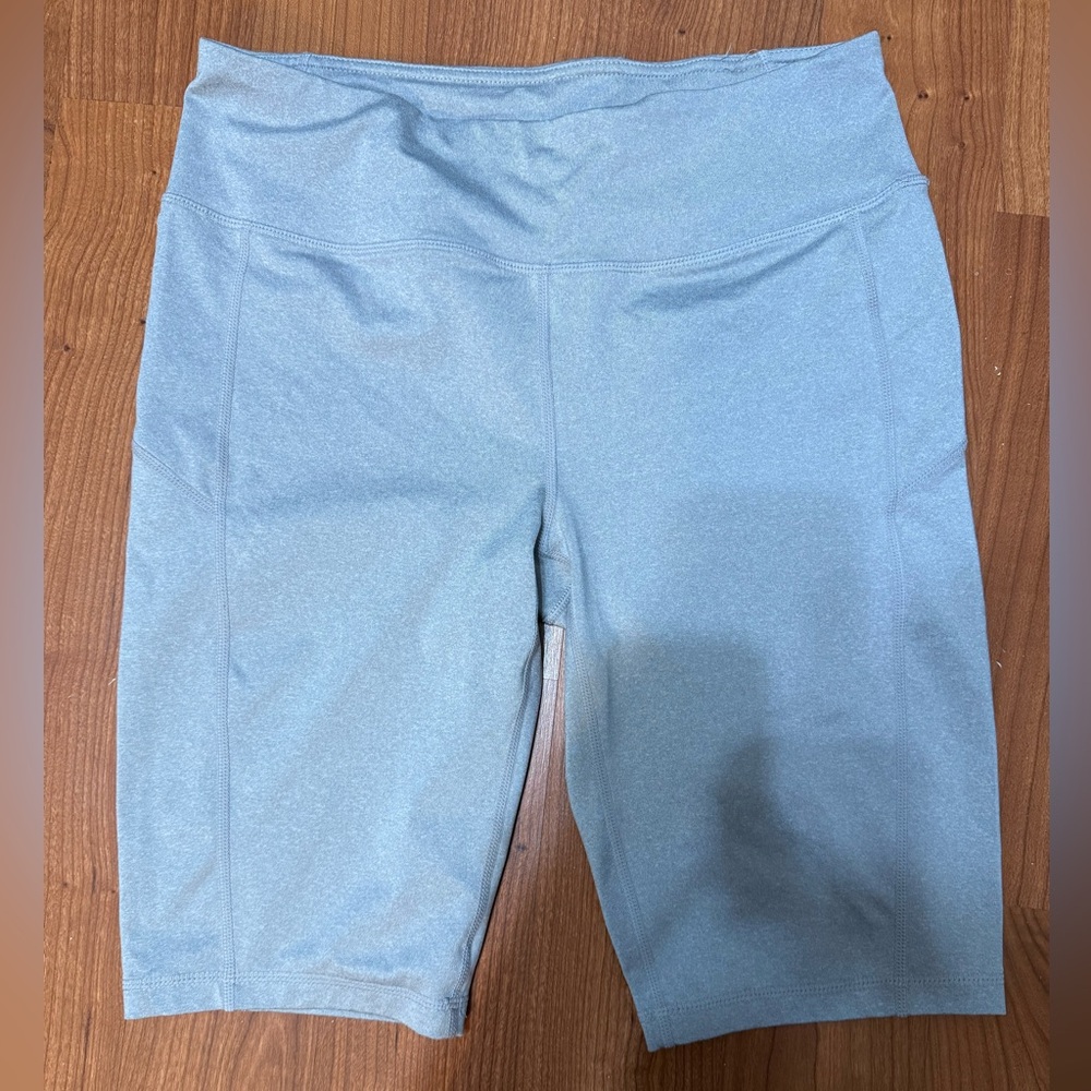 Reebok Women's Light Blue Bike Shorts